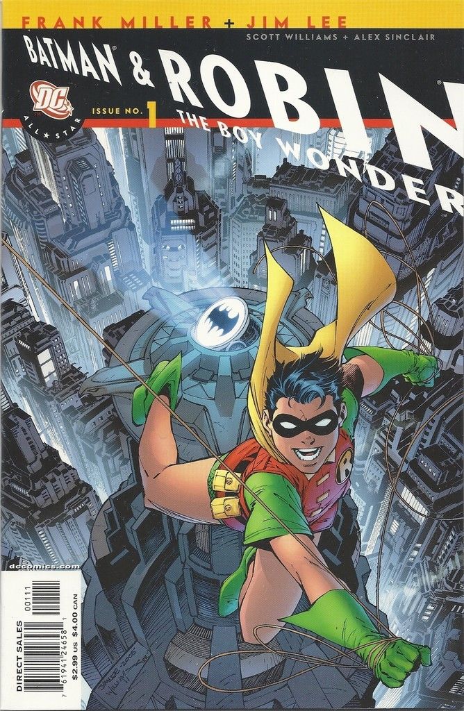 All Star Batman 1 Batman cover, 1 Robin, 2, 3, 7, 9, 10 Lee Miller --1