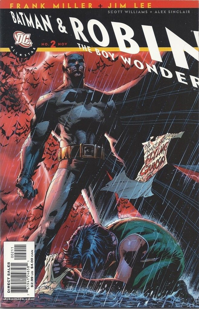 All Star Batman 1 Batman cover, 1 Robin, 2, 3, 7, 9, 10 Lee Miller --2