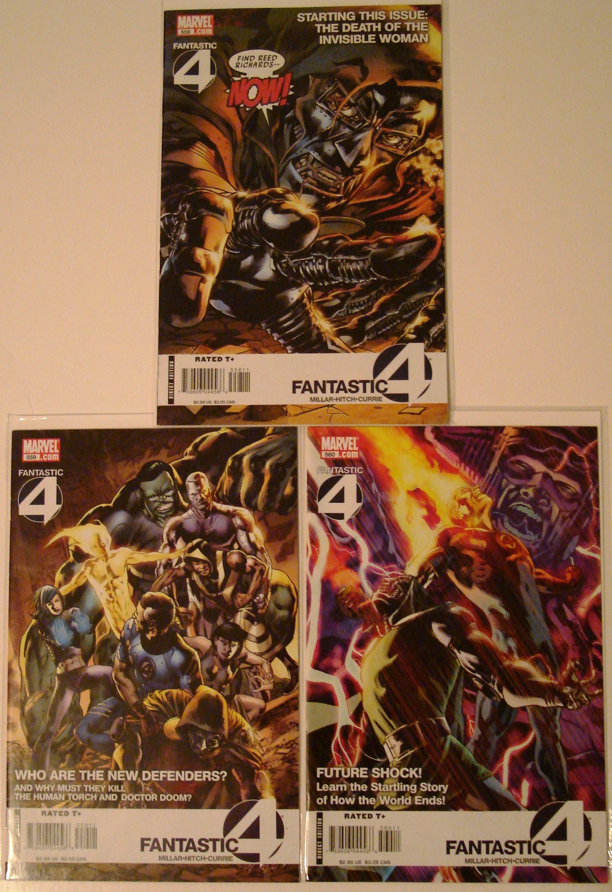 Fantastic Four 554, 555, 556, 557, 558, 559, 560 Millar Hitch --1