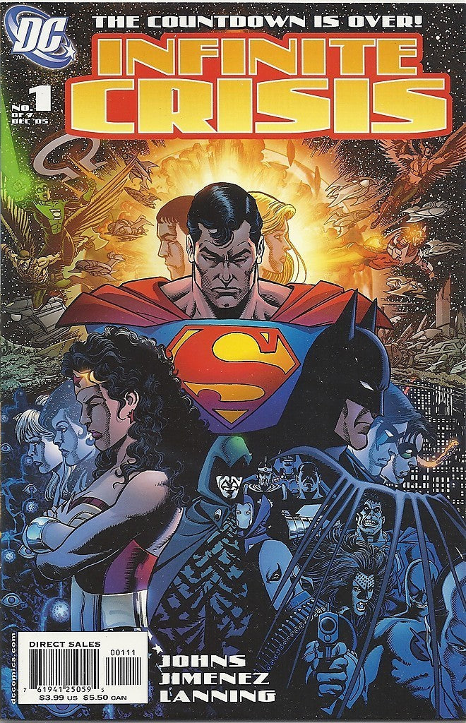 Infinite Crisis 1, 2, 3, 4, 5, 6, 7 George Perez covers Johns Jimenez --0