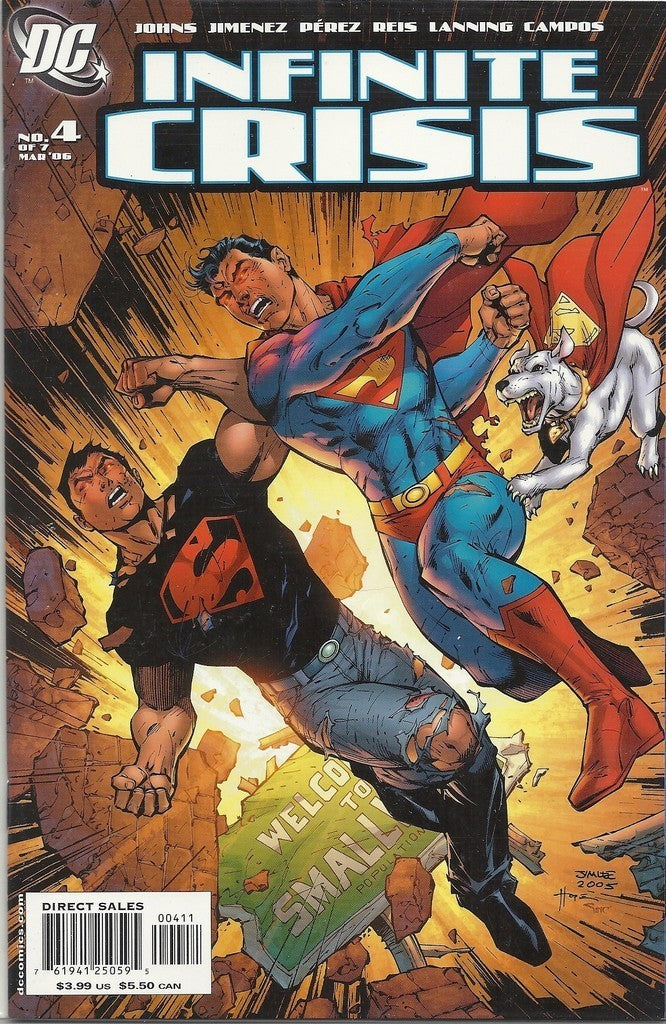 Infinite Crisis 1, 2, 3, 4, 5, 6, 7 -- Jim Lee covers Johns Jimenez --3