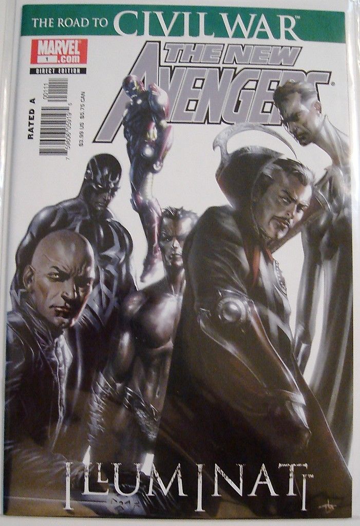 New Avengers Illuminati 1 2 3 4 5 Captain America Civil War Movie --0