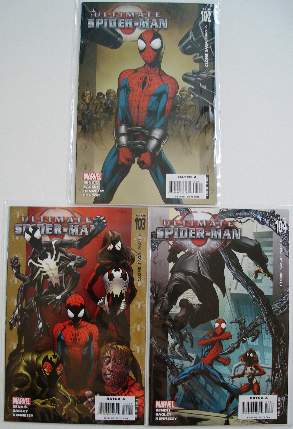 Ultimate Spider-Man 97 98 99 100 101 102 103 104 Bendis Bagley --1