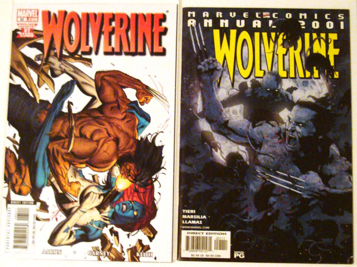 Wolverine 2003 56 57 58 64 65 Annual 2001 X-Men Aaron Chaykin Garney --1