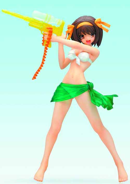 Melancholy Of HS Haruhi PVC Figure Swimsuit Version --0
