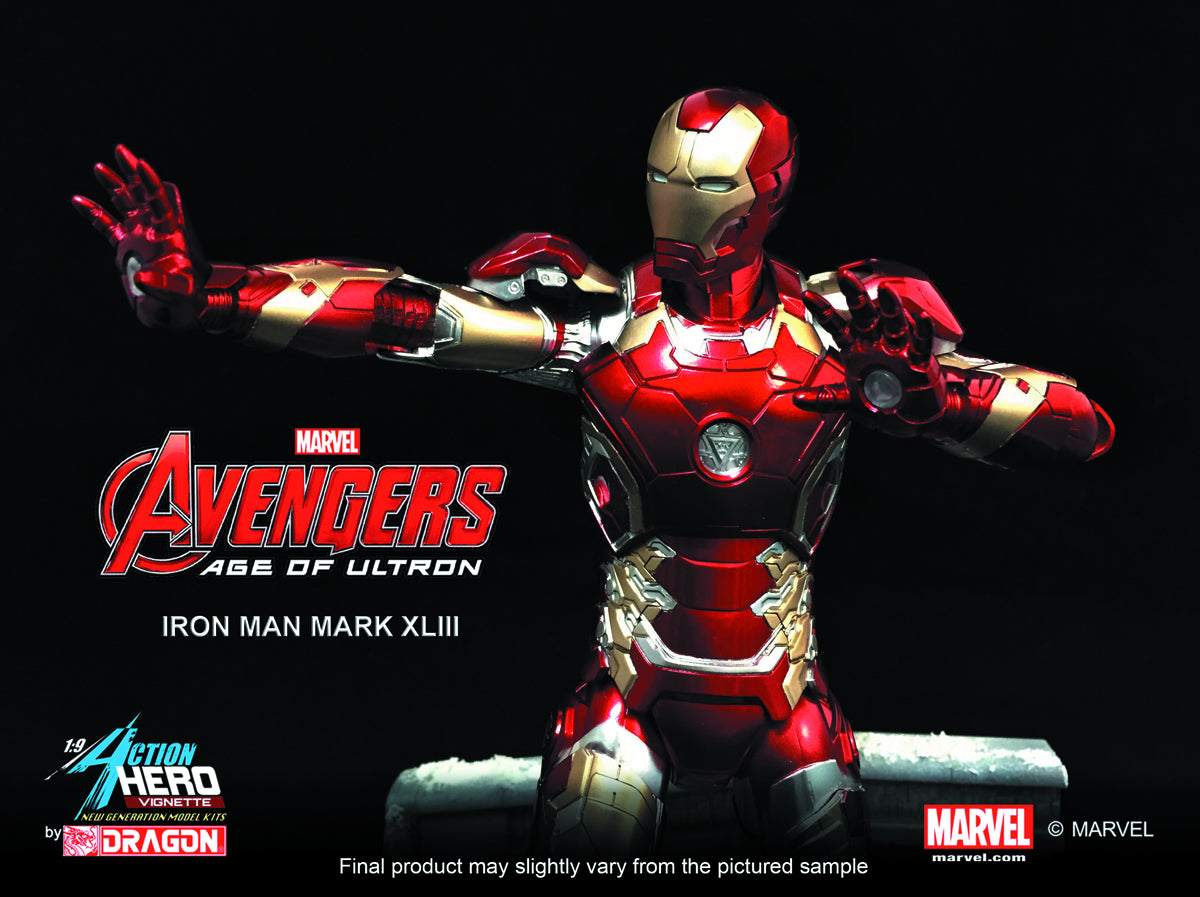 Age Of Ultron Iron Man Mk43 AHV Avengers Marvel Comics Dragon Models --1