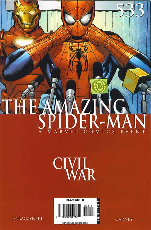 Amazing Spider-Man 533, 535, 536-541 Friendly 18-20 Sensational 35-36 --0