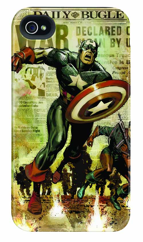 Captain America Newsreel iPhone 4/4S Barely There Case --0