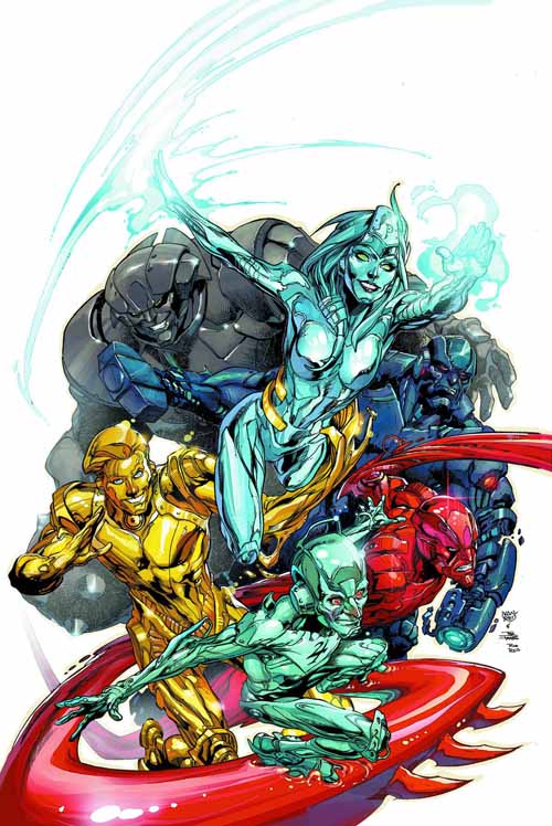 Justice League #28 (evil) -- Batman Superman Wonder Woman --0