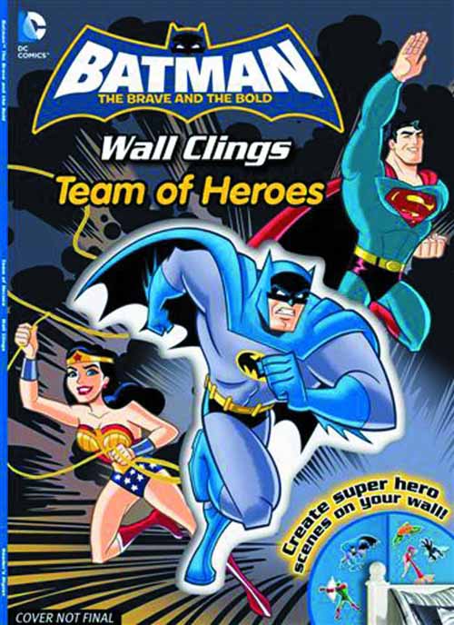 DC Batman Team Of Heroes Wall Clings SC -- Dark Knight --0