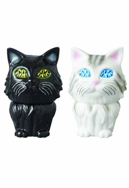Refreshment Many Eyes Cat Sofubi 2pk -- Medicom --0