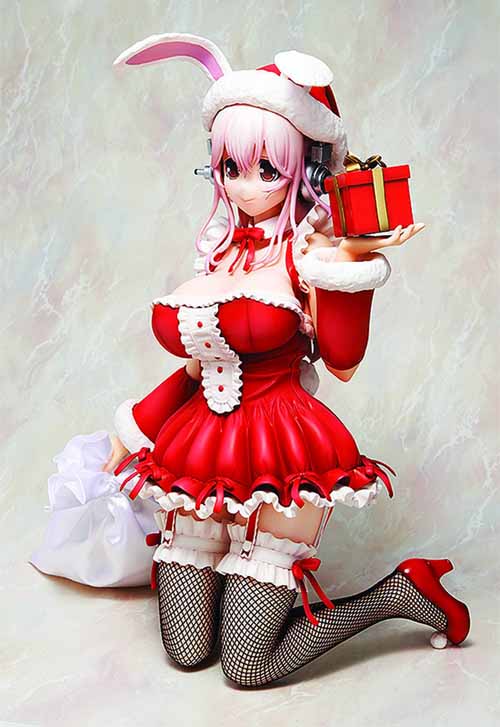 Nitro Super Sonic Super Sonico PVC Figure Santa Version --0