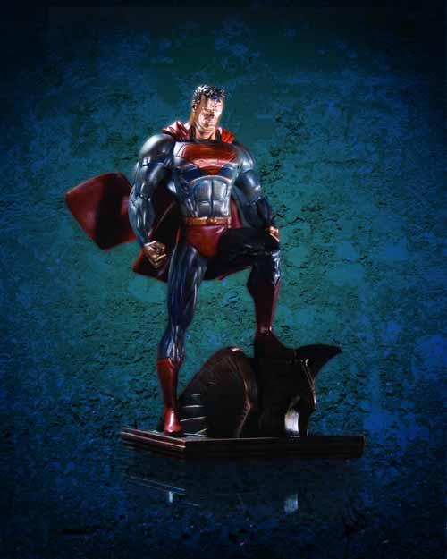 Superman Patina Mini Statue - Jim Lee DC Comics DCU --0