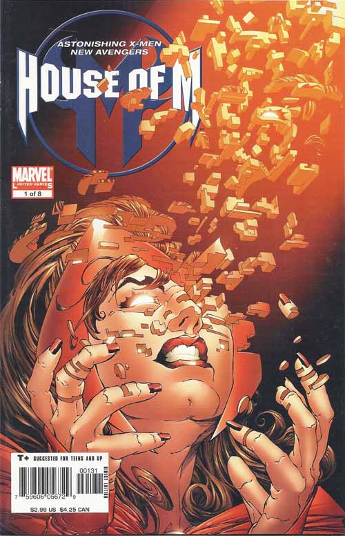 House Of M 1 Quesada Scarlet Witch Variant -- Avengers X-Men Bendis --0