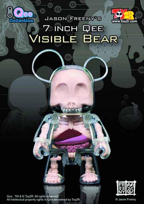 Visible Bear 7-In Qee 6-Piece Assortment --0
