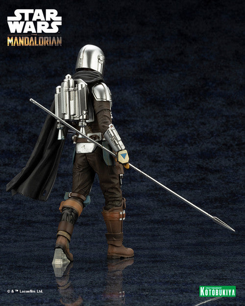 Star Wars Mandalorian And Grogu with Beskar Staff ARTFX PVC Statue --2