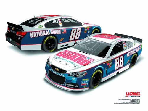 Nascar Earnhardt Jr National Guard Chevy SS 1/24 Die-Cast --0