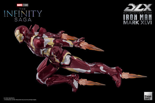 Marvel Infinity Saga Avengers Iron Man Mark 46 DLX Deluxe 1/12 Scale Action Figure --3
