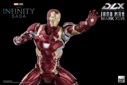 Marvel Infinity Saga Avengers Iron Man Mark 46 DLX Deluxe 1/12 Scale Action Figure --5