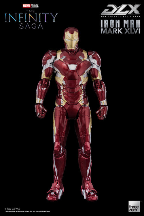 Marvel Infinity Saga Avengers Iron Man Mark 46 DLX Deluxe 1/12 Scale Action Figure --8