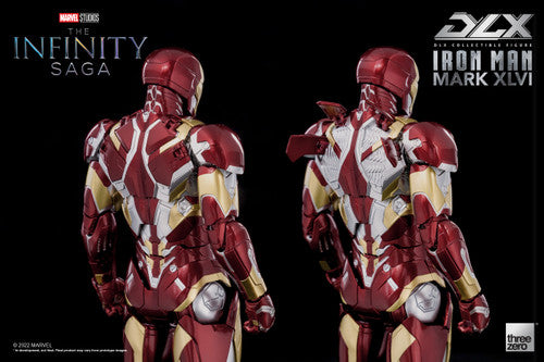 Marvel Infinity Saga Avengers Iron Man Mark 46 DLX Deluxe 1/12 Scale Action Figure --12