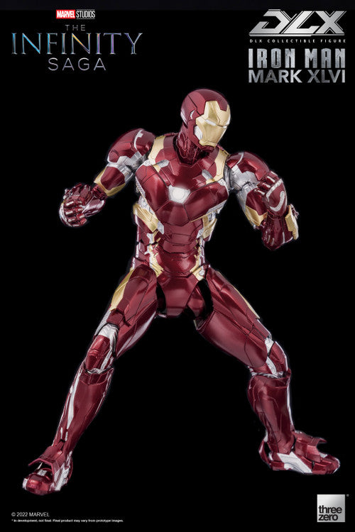 Marvel Infinity Saga Avengers Iron Man Mark 46 DLX Deluxe 1/12 Scale Action Figure --11
