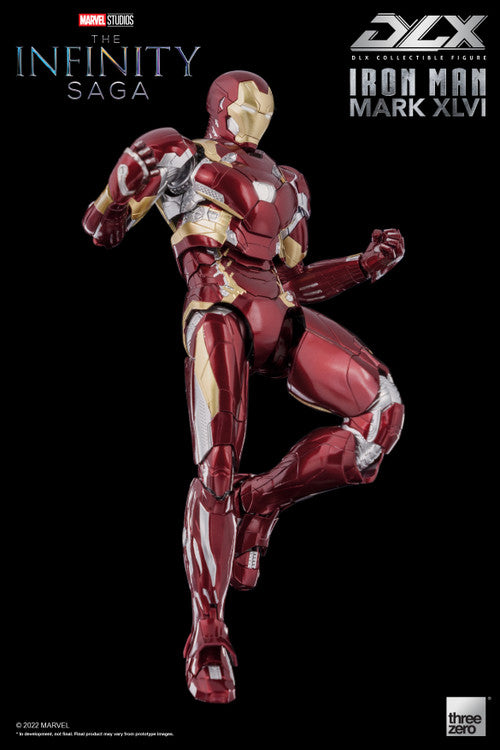 Marvel Infinity Saga Avengers Iron Man Mark 46 DLX Deluxe 1/12 Scale Action Figure --6