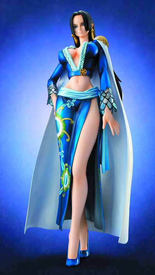 One Piece Pop Boa Hancock Ex Model PVC Figure Blue Version --0