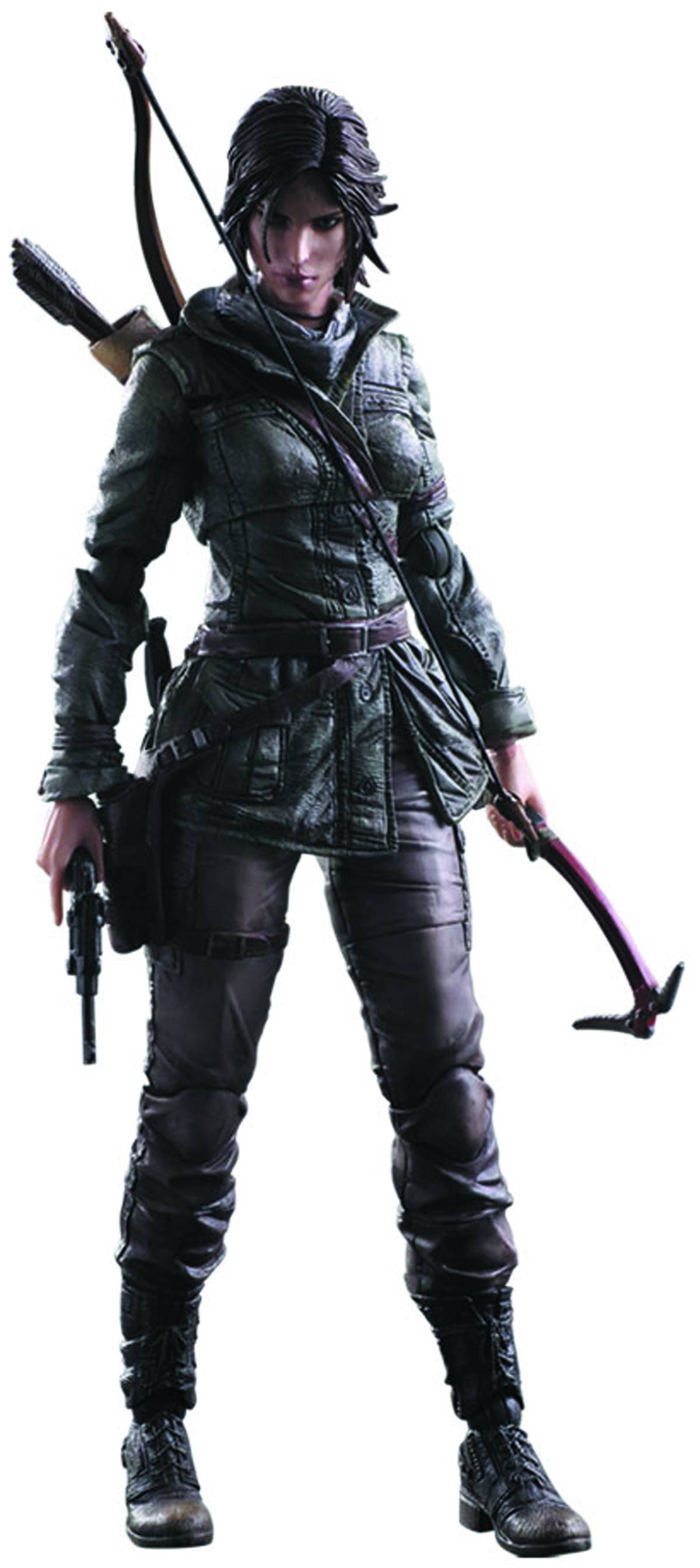 Rise Of The Tomb Raider Lara Croft Play Arts Kai Figure -- Square Enix --0