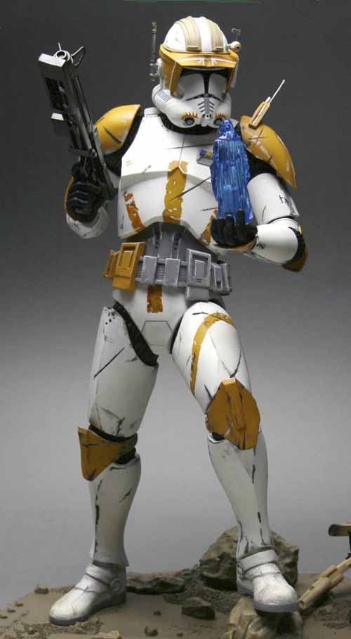 Star Wars Ep III Commander Cody Light Up Artfx Statue Kotobukiya --0