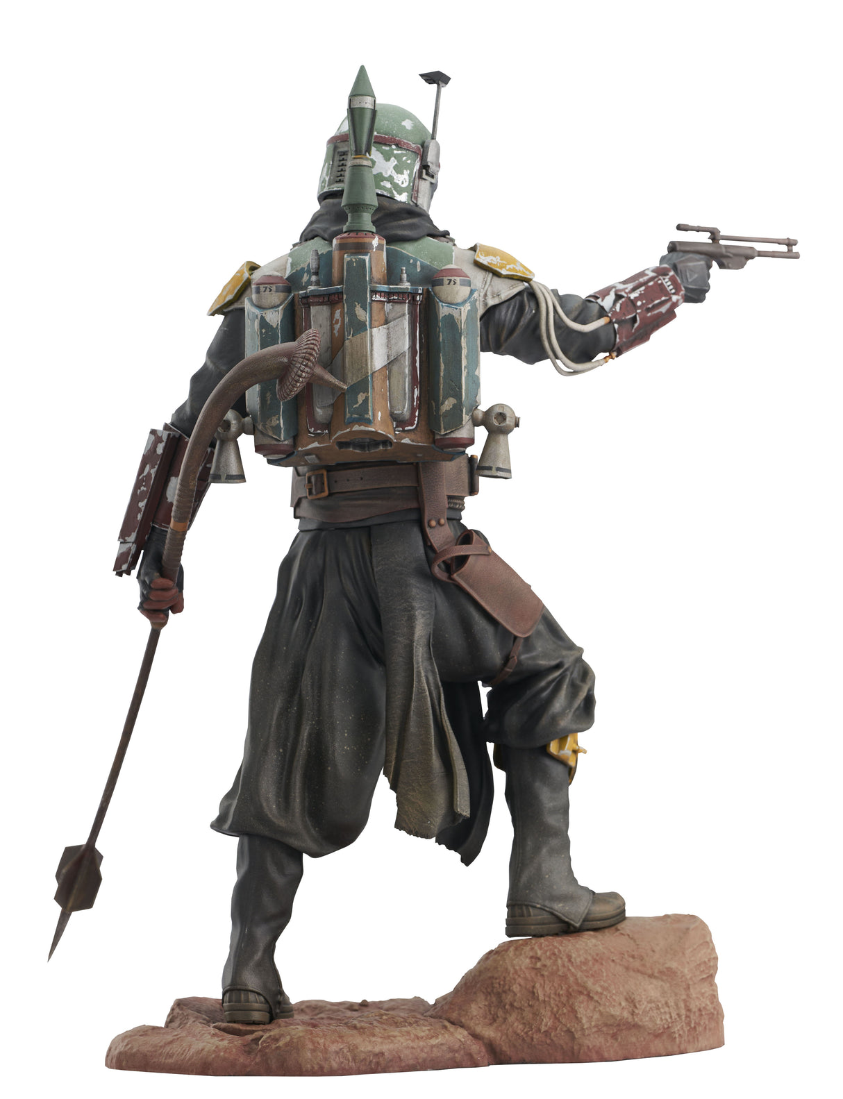 Star Wars Milestones Mandalorian Boba Fett Statue Gentle Giant --2