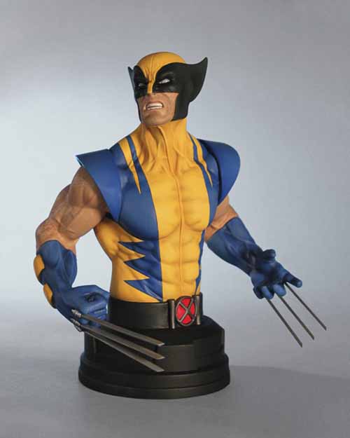 Wolverine Yellow MiniBustXMen Marvel Gentle Giant Pre