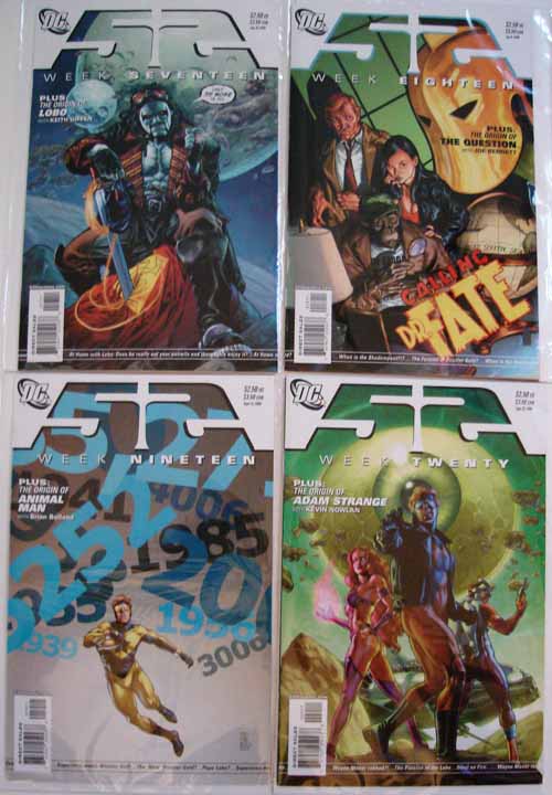 52 Week 17, 18, 19, 20 Batman Superman Wonder Woman Johns Morrison --0