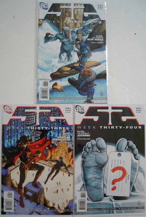 52 Week 32, 33, 34 Batman Superman Wonder Woman Johns Morrison Waid --0
