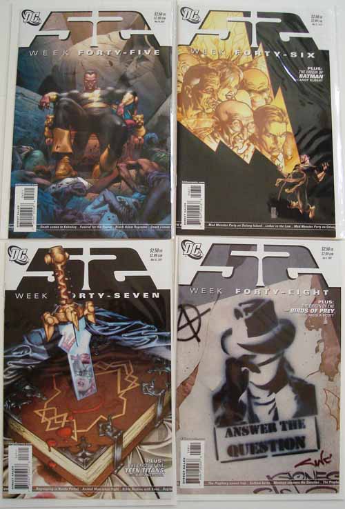 52 Week 45, 46, 47, 48 Batman Superman Wonder Woman Johns Morrison --0