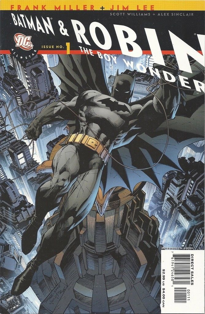 All Star Batman 1 Batman cover, 1 Robin, 2, 3, 4, 7, 9, 10 Lee Miller --0