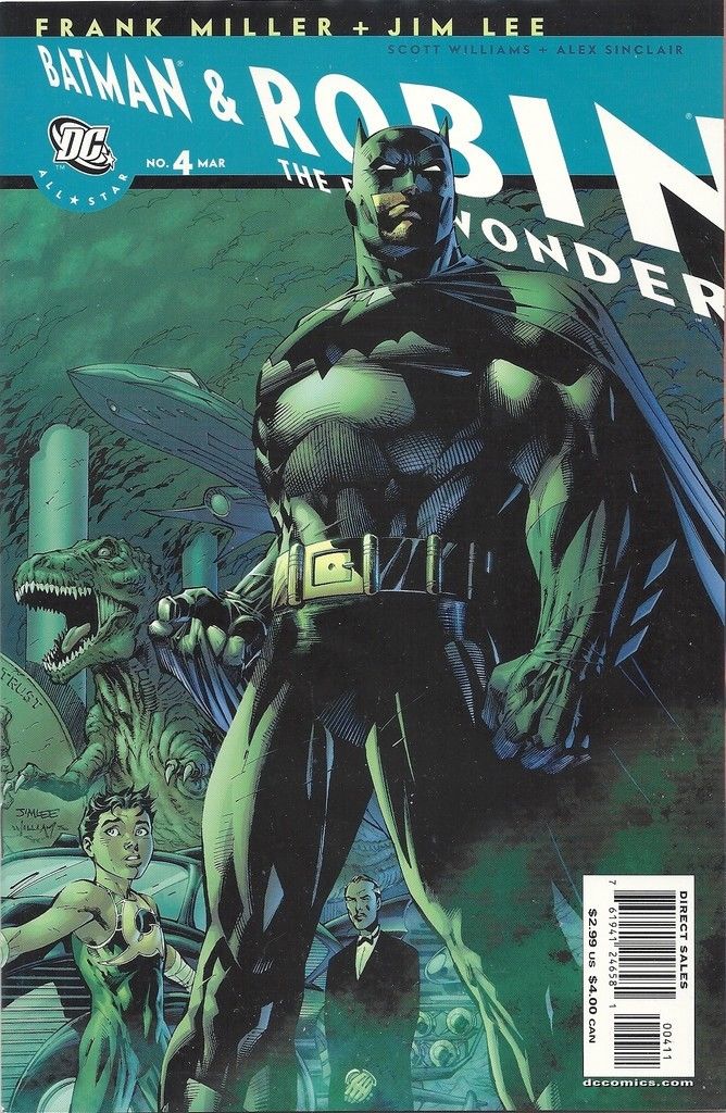 All Star Batman 1 Batman cover, 1 Robin, 2, 3, 4, 7, 9, 10 Lee Miller --4