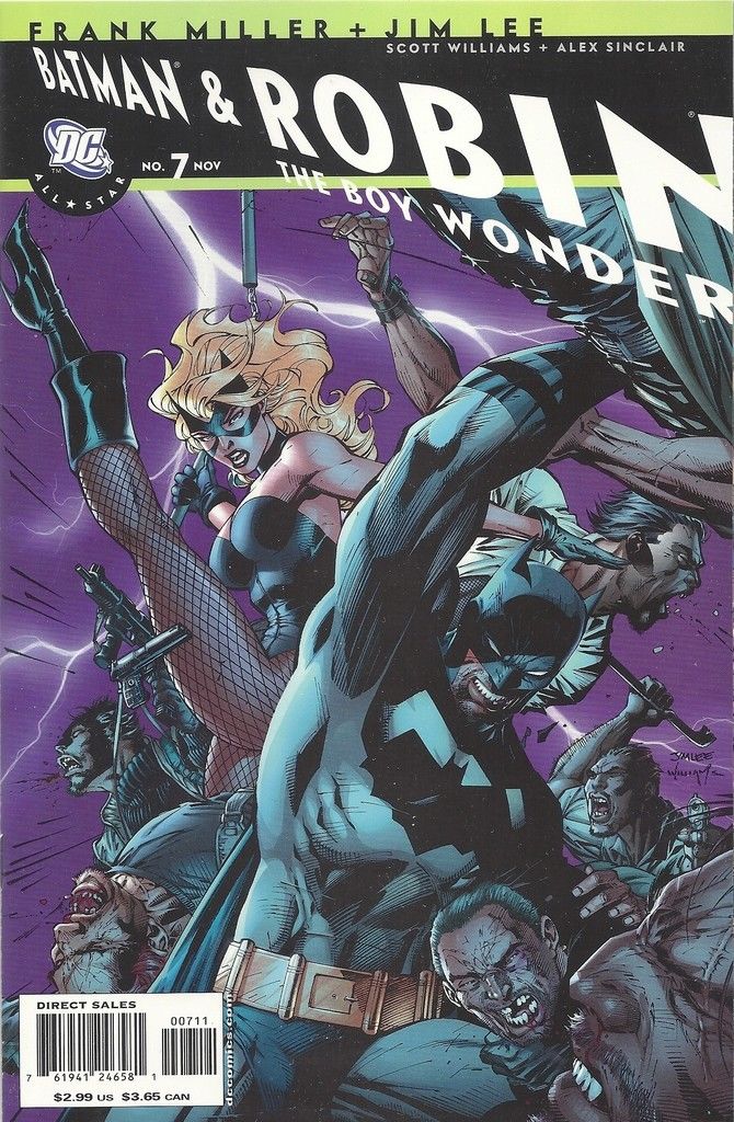 All Star Batman 1 Batman cover, 1 Robin, 2, 3, 7, 9, 10 Lee Miller --4