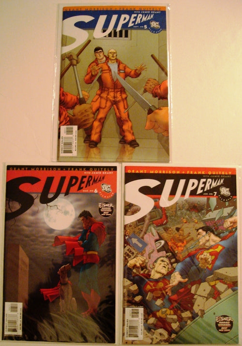 All Star Superman 1, 2, 3, 4, 5, 6, 7 Morrison Quitely --1