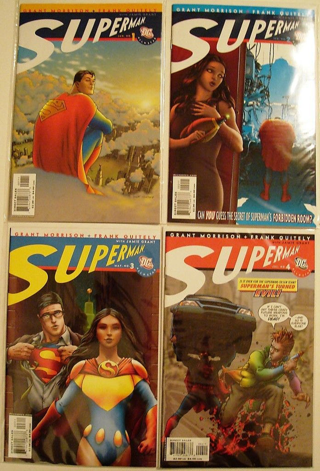 All Star Superman 1, 2, 3, 4, 5, 6 Morrison Quitely --0