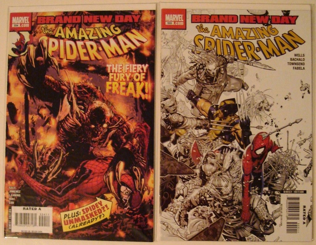 Amazing Spider-Man 546, 547, 548, 549, 550, 551, 552, 553, 554, 555 --2