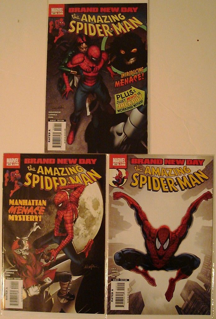 Amazing Spider-Man 546, 547, 548, 549, 550, 551, 552, 553, 554 BND --1
