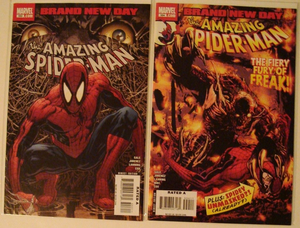 Amazing Spider-Man 546, 547, 548, 549, 550, 551, 552, 553, 554 BND --2