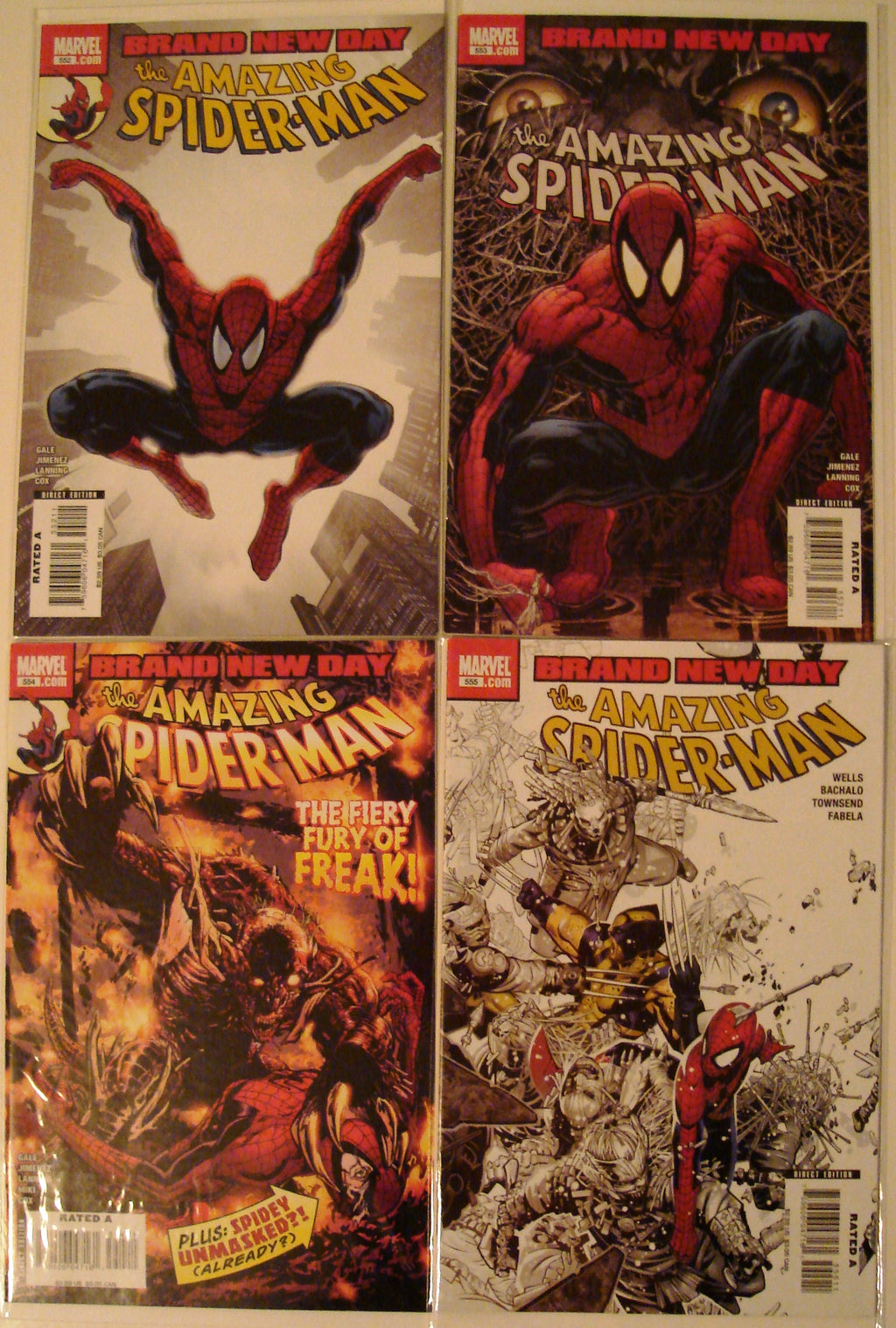Amazing Spider-Man 552, 553, 554, 555, 556, 557 BND Brand New Day --0