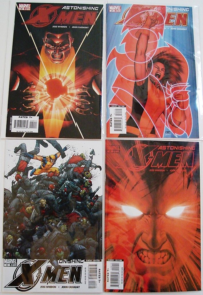 Astonishing X-Men 20, 21, 23, 24, 25, 26, 27 Wolverine Whedon Cassaday --0