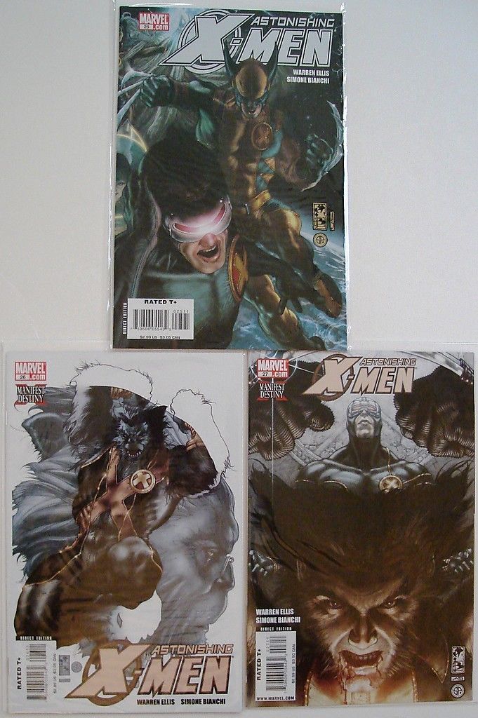 Astonishing X-Men 20, 21, 23, 24, 25, 26, 27 Wolverine Whedon Cassaday --1