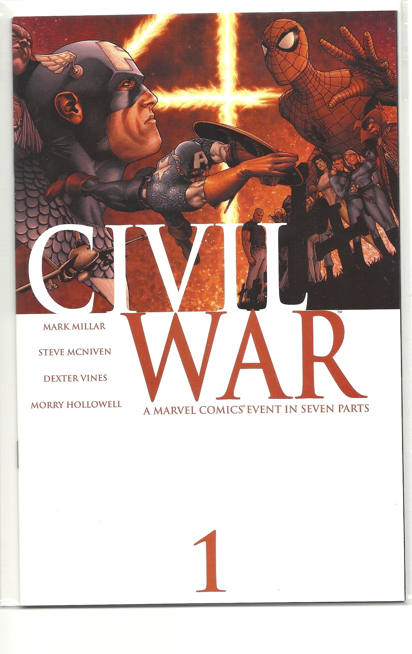 Civil War 1 2 3 4 5 6 7 Spider-Man Unmasked Death Captain America 25 --1