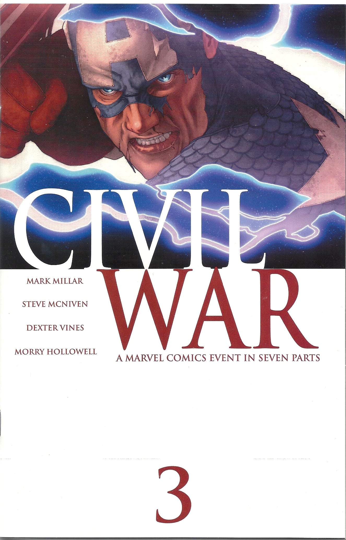Civil War 1 2 3 4 5 6 7 Spider-Man Unmasked Death Captain America 25 --3