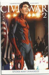 Civil War 1 2 3 4 5 6 7 Spider-Man Unmasked | Millar McNiven Marvel --2