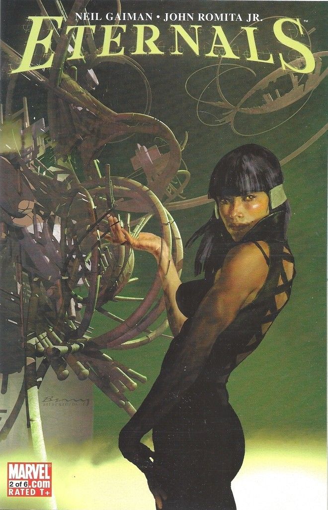 Eternals 1, 2, 3, 4, 5, 6, 7 Set Lot Gaiman Romita Jr --1